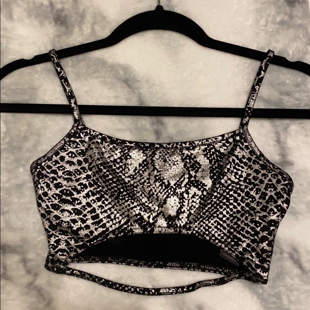 🖤TOPSHOP snakeskin bralette/crop top 🖤